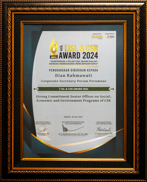 Strong Commitment Senior Officer on Sosial, Economic and Envirnment Programs of CSR